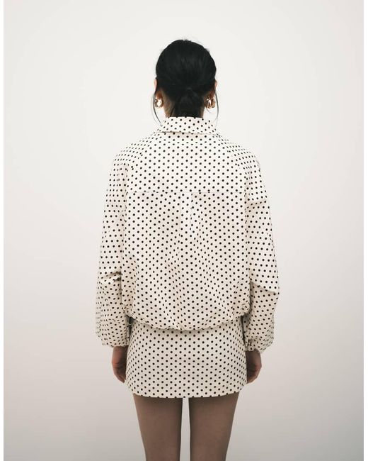 Kaiia Multicolor Exclusive Technical Button Through Toggle Detail Collared Jacket Co-Ord
