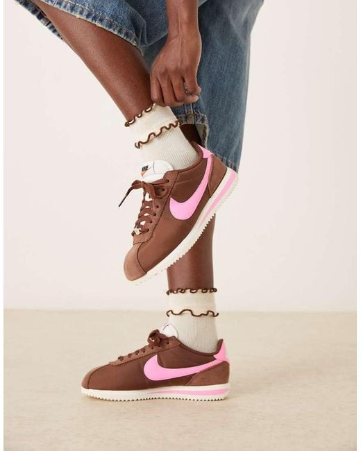 Nike Brown Cortez Nylon Unisex Trainers