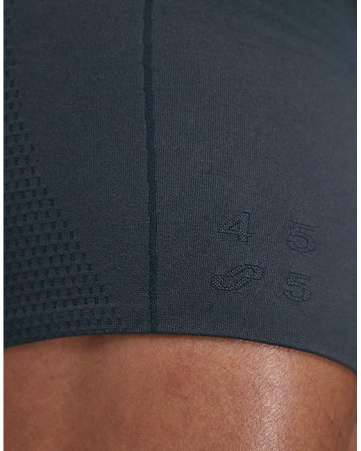 4505 Gray Seamless Physique Defining Compression Base Layer 8 Inch Half Tight for men