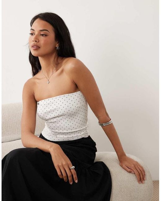Gina Tricot Black Super Stretch Tube Top