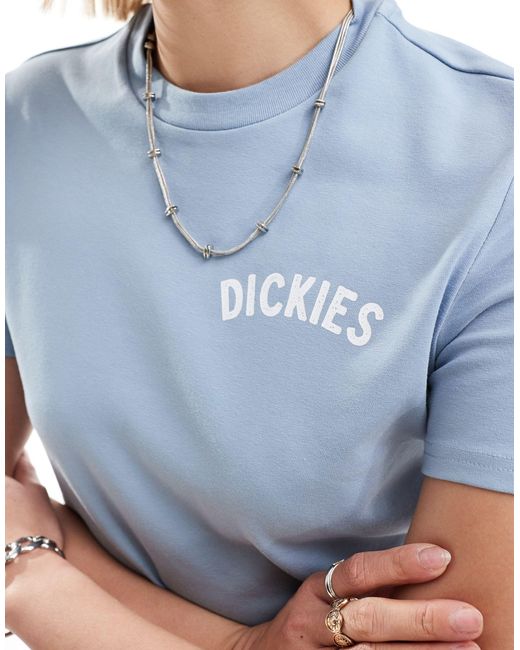 Dickies Blue – petersburg – knapp geschnittenes t-shirt