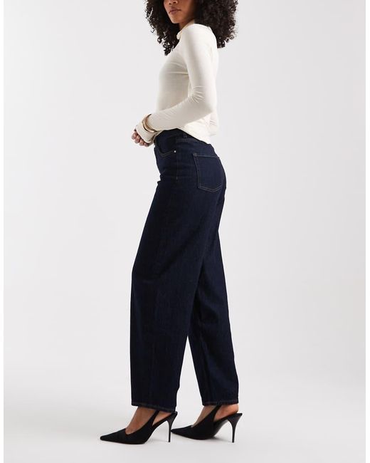 Pieces Black Barrell Leg Jeans