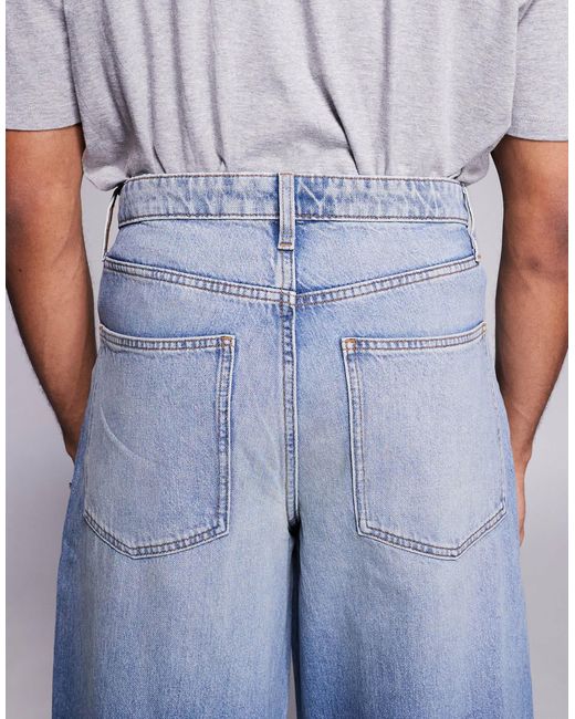 ASOS – superweite jeans in Blue für Herren