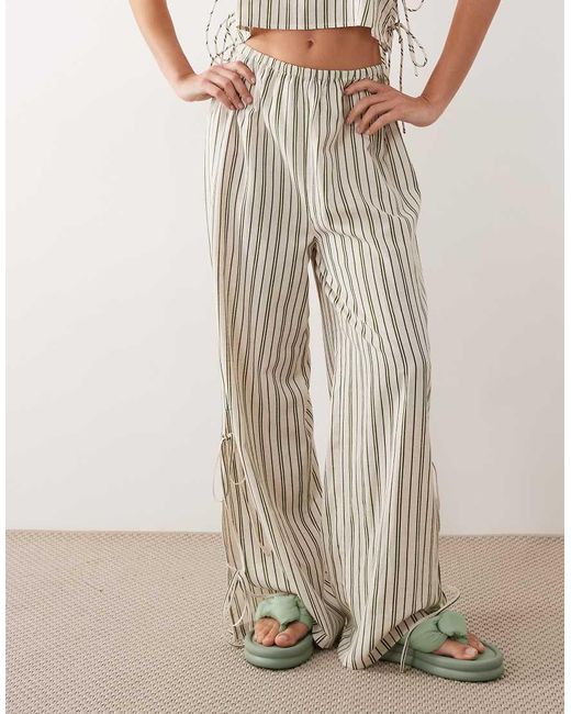 ASOS Natural Beach Co-ord Trouser