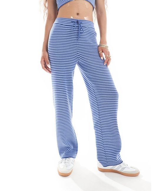 Asos design petite - pantaloni a fondo ampio di ASOS in Blue
