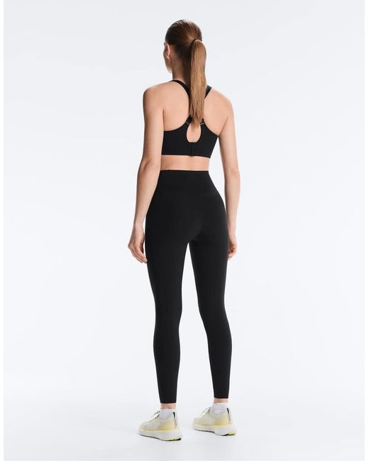 Oysho Black Compressive Pocket High-Rise 65Cm Ankle-Length Leggings
