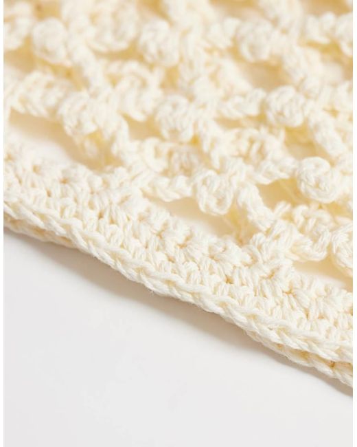 JJXX Natural Crochet Skull Cap