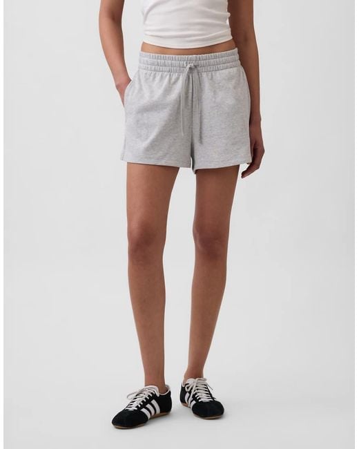 Gap White Logo jogger Shorts