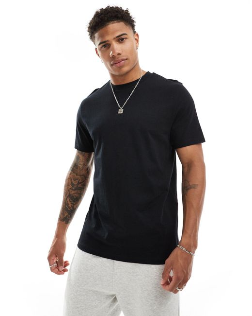 Camiseta negra con estampado "athens" en la espalda ASOS de hombre de color Black