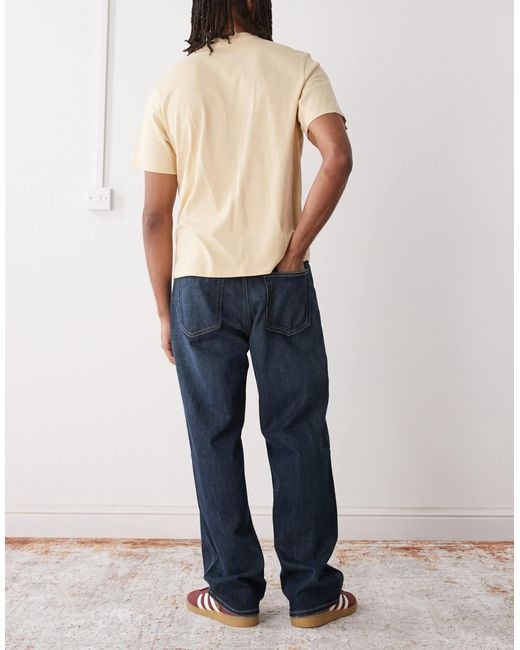 Galaxy - jean baggy ample - foncé délavé Weekday pour homme en coloris Natural