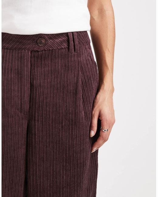 ASOS Purple Slim Leg Trousers