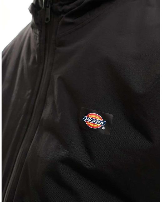 Dickies Black New Sarpy Hooded Jacket for men