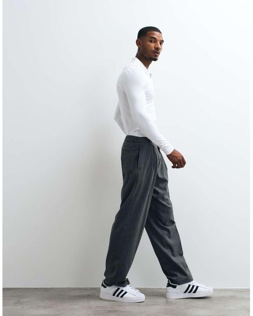 ASOS White Essentials Muscle Fit Polo for men