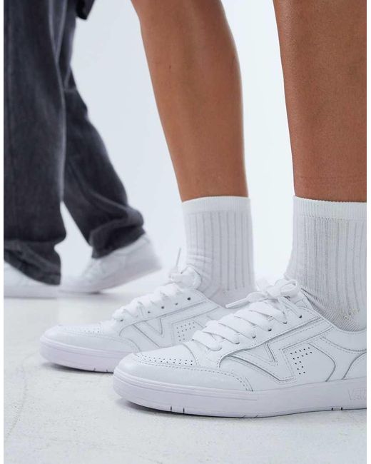 Vans White Lowland Trainers