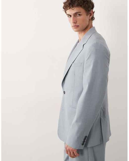 ASOS Gray Premium Slim Suit Jacket for men