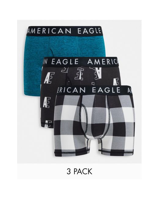 American Eagle – 3er-pack unterhosen in Multicolor für Herren