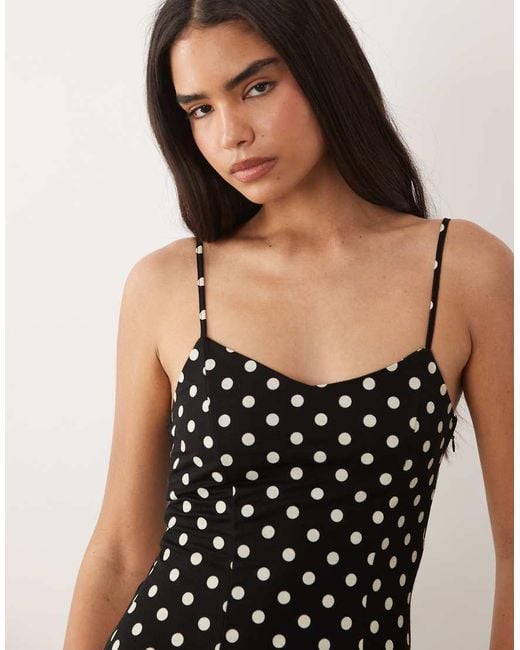 Mango Black Strappy Maxi Dress