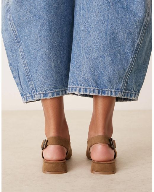 ASOS Blue Leonora Slingback Ballet