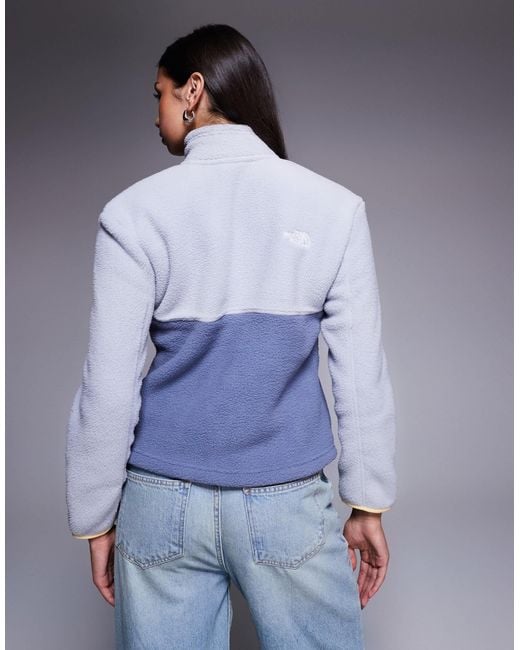 The North Face Blue Yumiori Half Zip Jacket