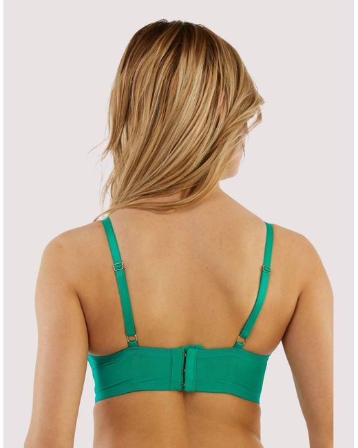 Playful Promises Green Eddie Crossover Balconette Bra