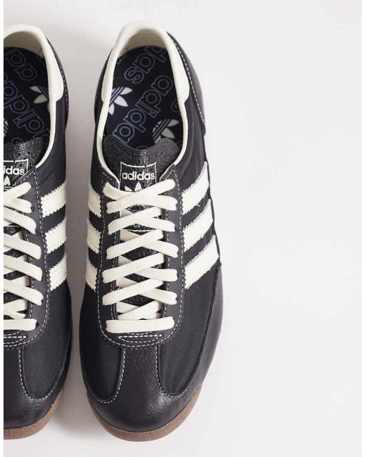 Adidas Originals Black Sl 72 Og Contrast Stitch Trainers for men