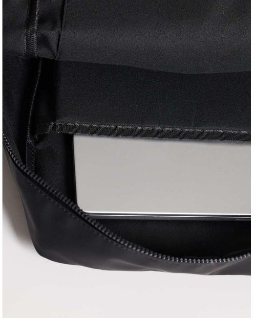 ASOS Blue Rubberised Backpack for men