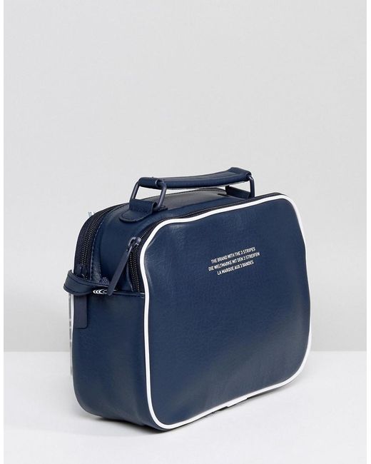 adidas Originals Mini Airliner Bag In Navy in Blue for Men | Lyst