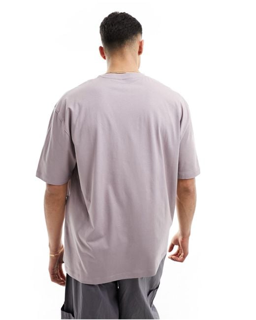 ASOS Purple Oversized T-shirt for men