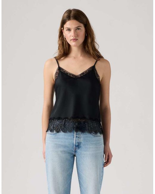 Levi's Black Lynn Cami Tank Top