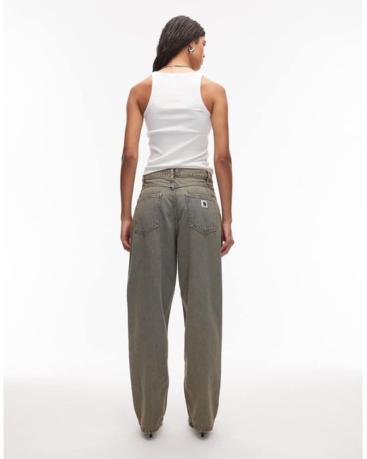 Carhartt Gray Brandon Loose Straight Fit Jean Co-ord