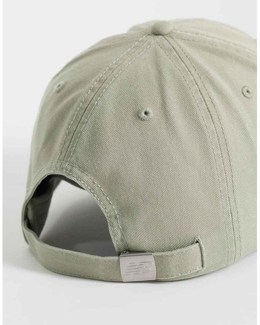 New Balance Natural 6 Panel Linear Logo Cap
