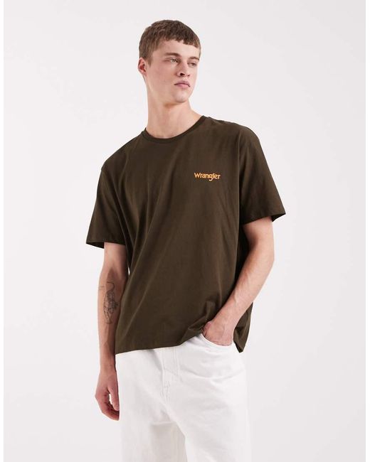 Wrangler White Vintage Tee for men