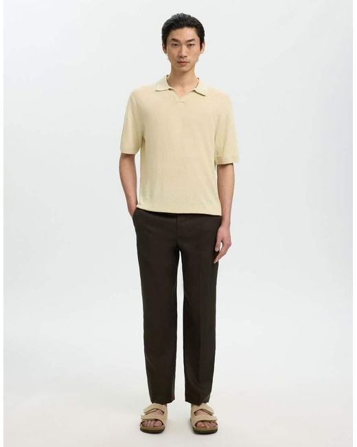 Polo En-Verde SELECTED de hombre de color Natural