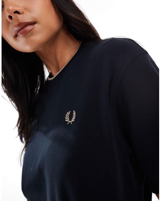 Fred Perry Blue Tipped Pique T-shirt