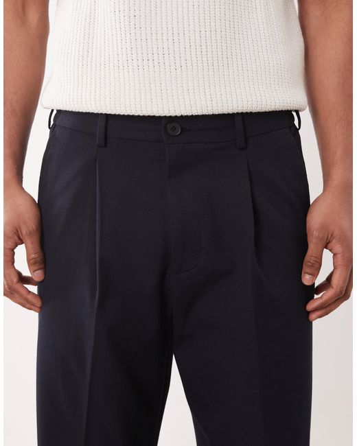 Pantalon ample - marine SELECTED pour homme en coloris White