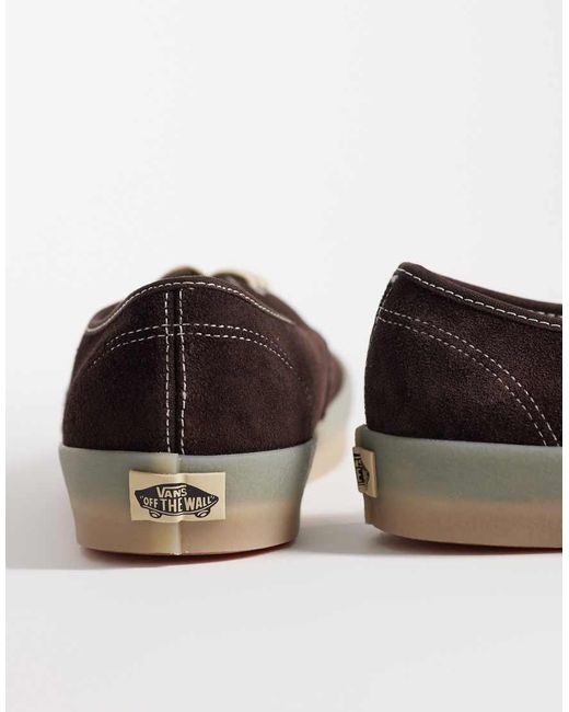 Vans Brown Authentic Trainers for men