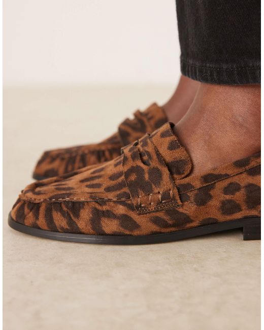 ASOS Multicolor Minnie Ruched Detail Loafer