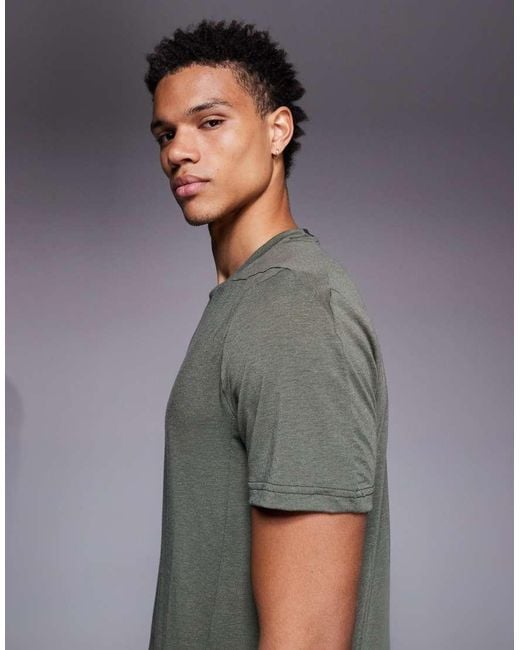 Adidas Originals Gray Adidas Training D4T T-Shirt for men