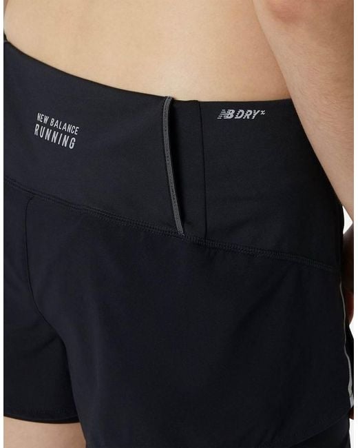 New Balance Black Impact Run Shorts