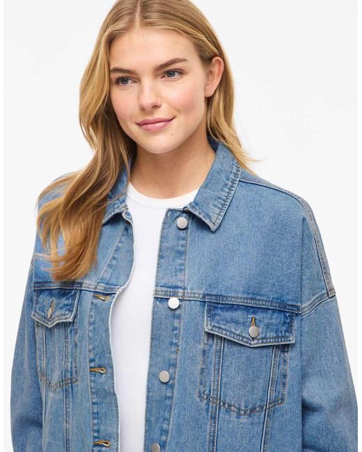 Vila Blue Denim Jacket