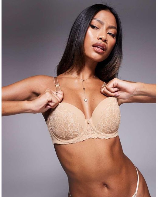Ann Summers Gray Sexy Lace Padded Multiway Bra