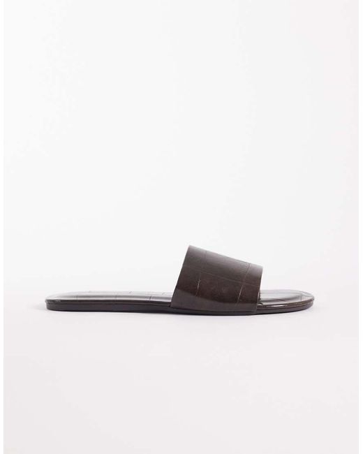 ASOS White Faith Flat Sandals