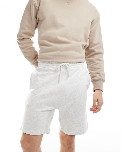 ASOS White Slim Fit Shorts for men