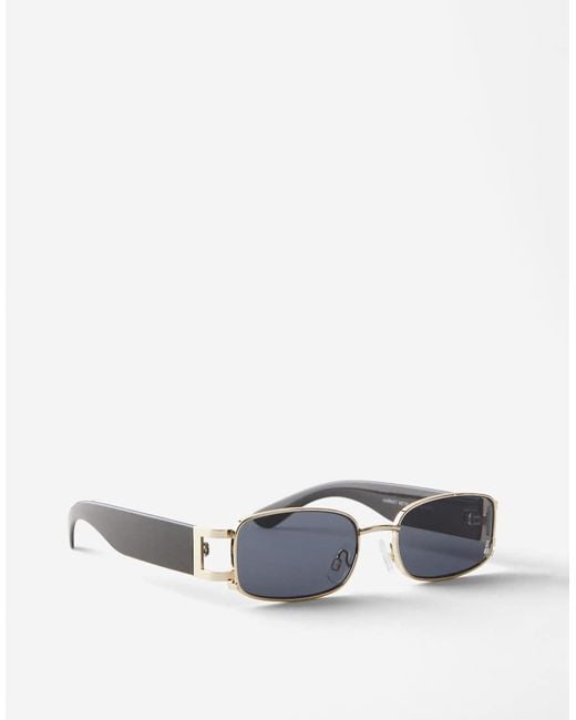 Cotton On Blue Harriet Metal Sunglasses
