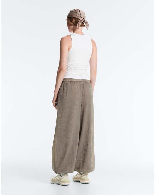 Oysho White Rib Modal Blend Tank Top