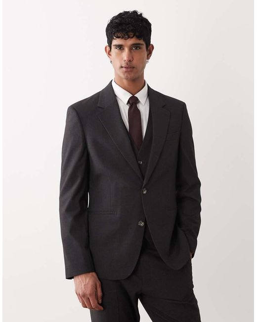 ASOS Black Slim Suit Jacket for men