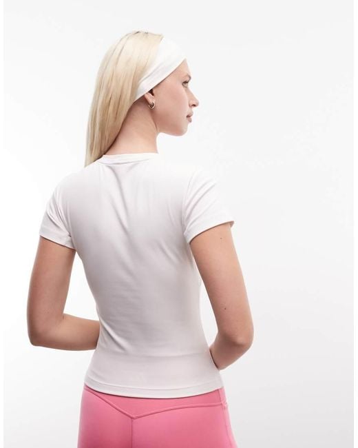 Adidas Originals White Three Stripes Studios T-shirt