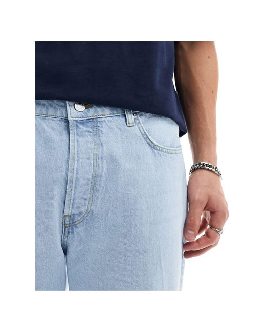 Fade - jeans ampi lavaggio chiaro di Only & Sons in Blue da Uomo