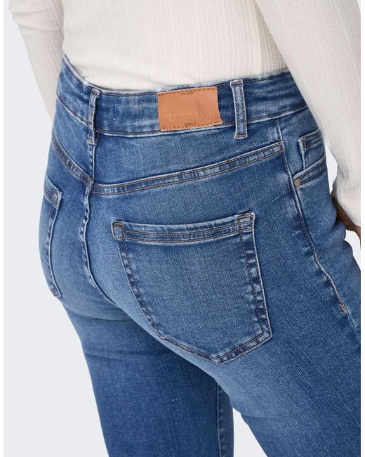 ONLY Flared Jeans in het Blue
