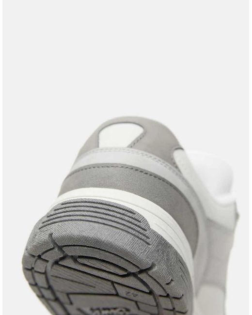 Pull&Bear White Stwd Skate Trainers for men
